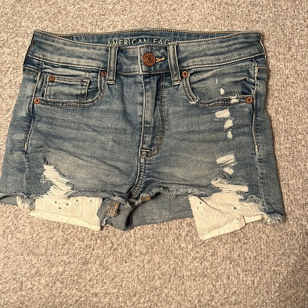 American eagle jean shorts
